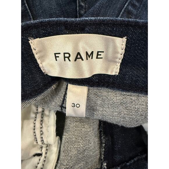 Frame Denim Le Slim Palazzo High Waist Wide Leg Denim Jeans 30 - Picture 8 of 9